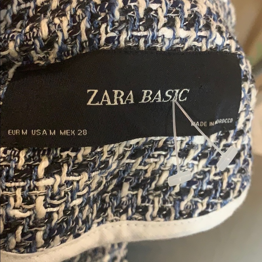 Zara tweed jacket with tassels sz M - Picture 15 of 15